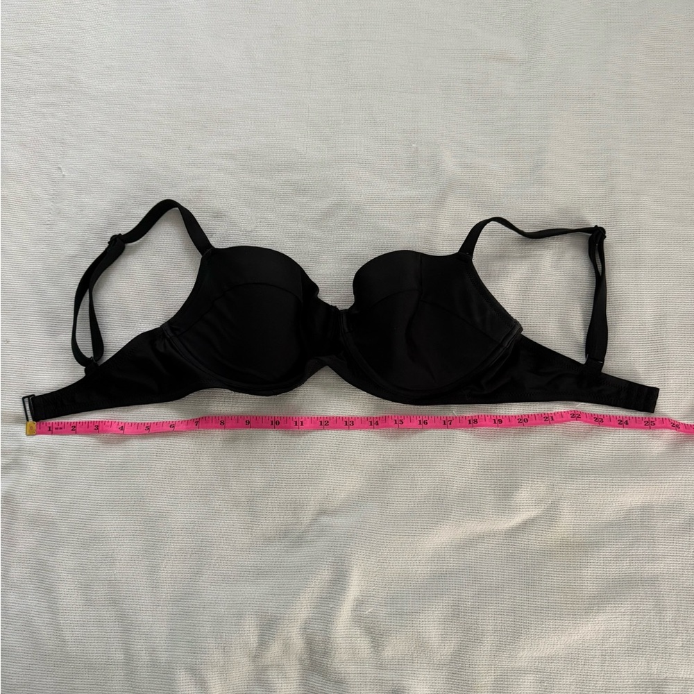Black underwire aerie bikini top